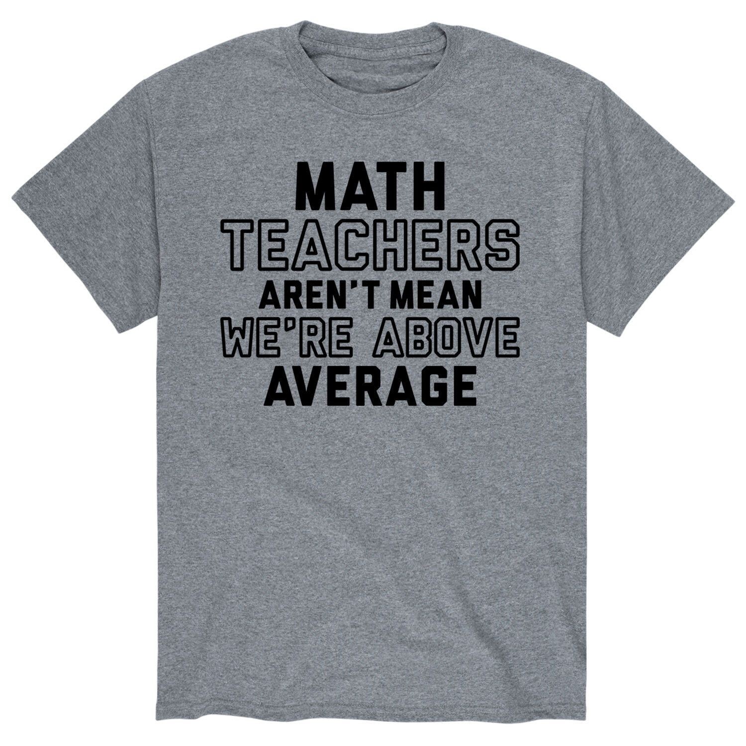 Учителя математики для мужчин — это не плохая футболка Licensed Character
Учителя математики для мужчин — это не плохая футболка Licensed Character