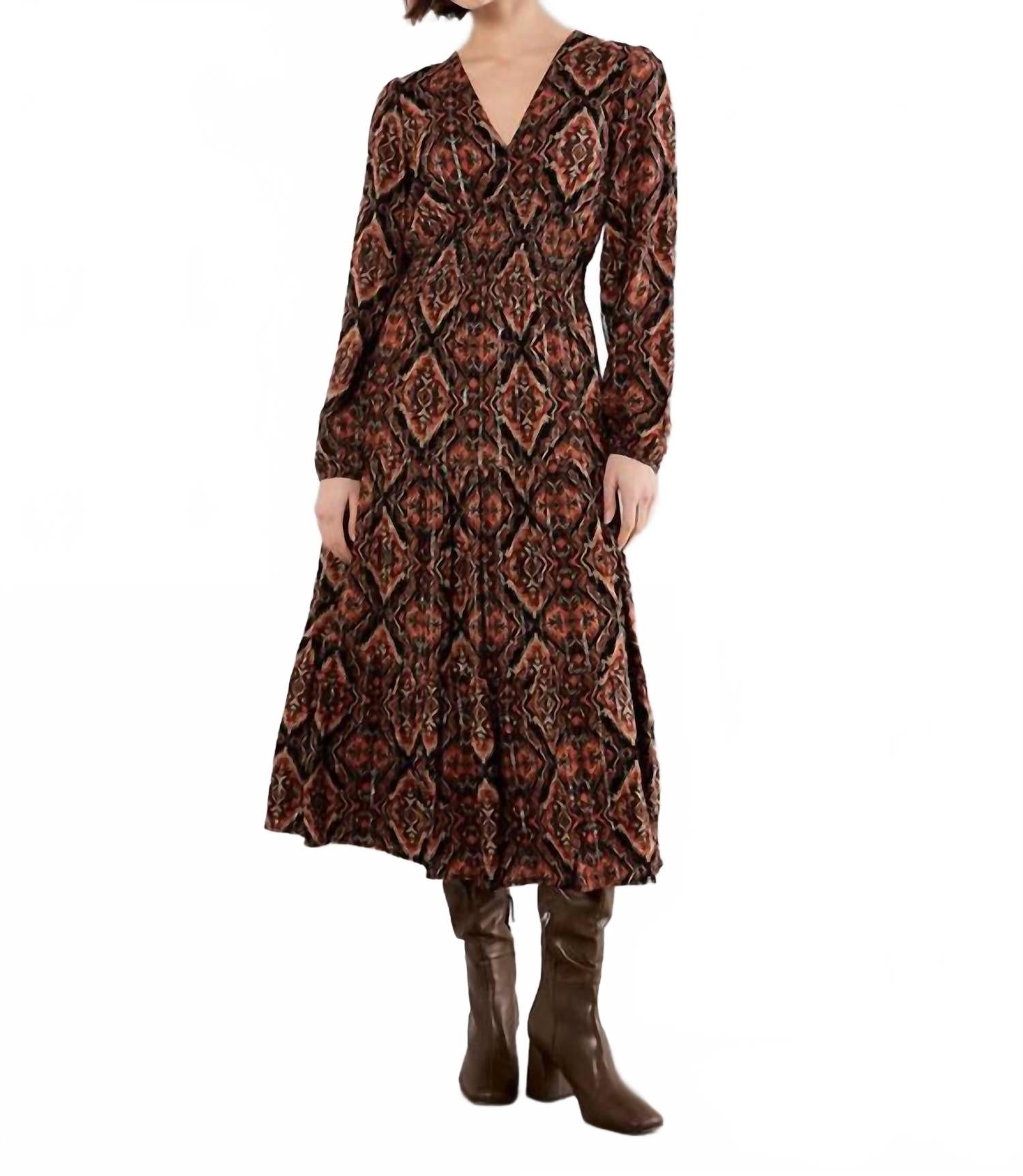 Платье-свитер с талией цвета ржавчины Apricot, Rust
Платье-свитер с талией цвета ржавчины Apricot, Rust