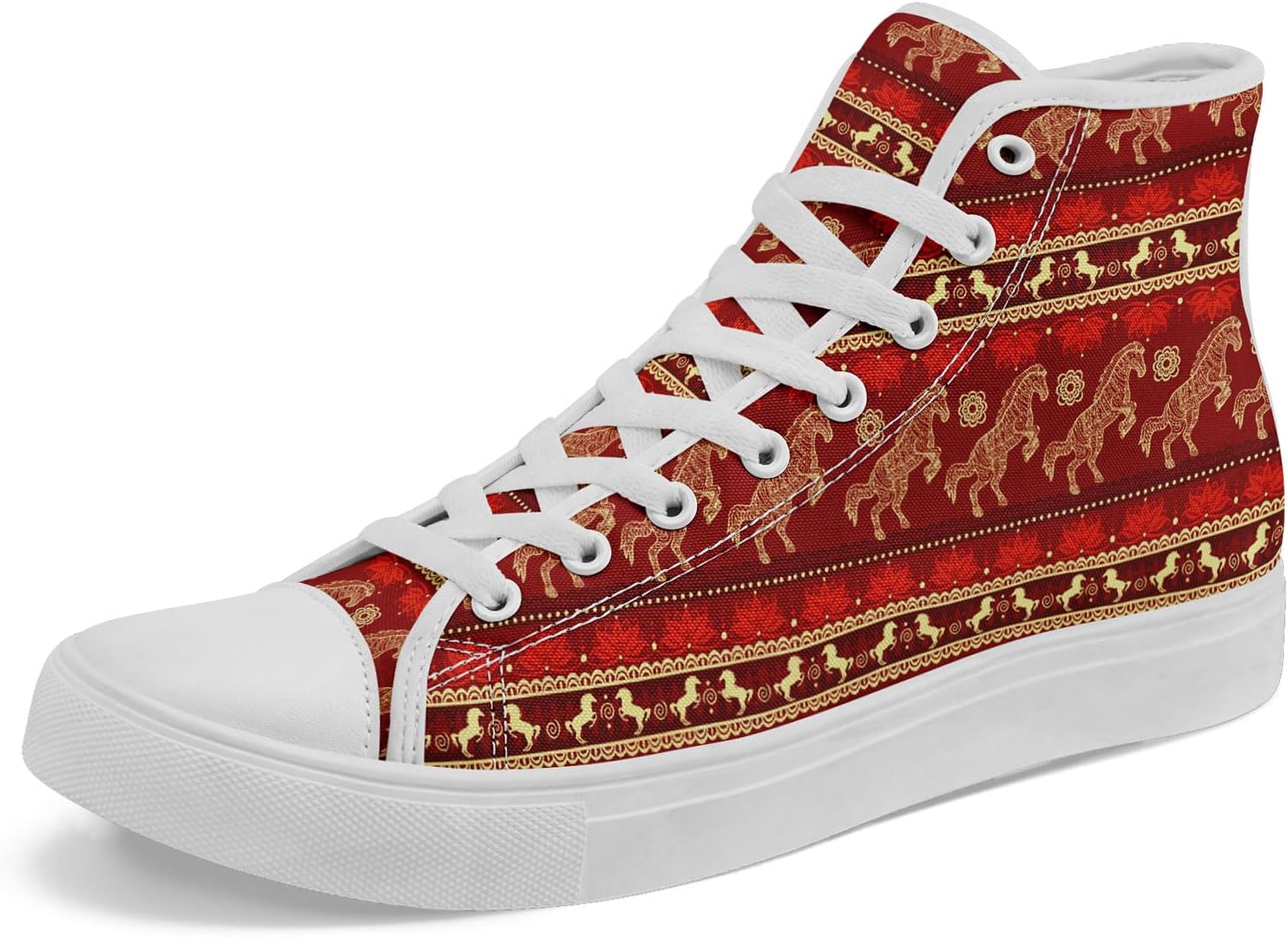 Высокие кеды AWSOLE в стиле бохо из холщовой ткани для женщин и мужчин, легкие, удобные, художественного дизайна, в стиле йоги, подарочные, шнуровка, повседневные кроссовки, белый/красный/коричневый
Высокие кеды AWSOLE в стиле бохо из холщовой ткани для женщин и мужчин, легкие, удобные, художественного дизайна, в стиле йоги, подарочные, шнуровка, повседневные кроссовки, белый/красный/коричневый