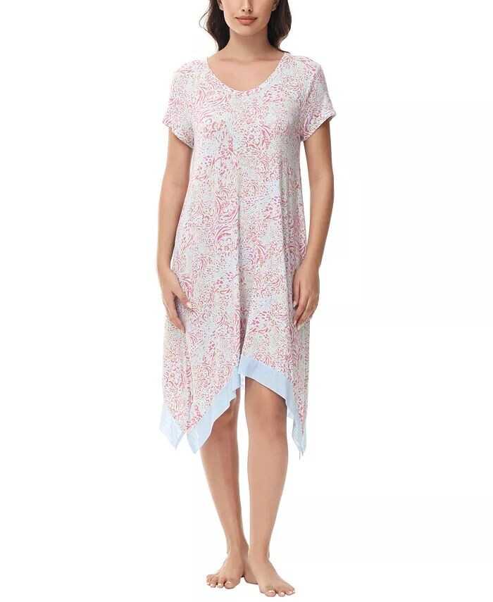 Женская ночная рубашка с короткими рукавами и принтом Lori Goldstein, мультиколор
Женская ночная рубашка с короткими рукавами и принтом Lori Goldstein, мультиколор