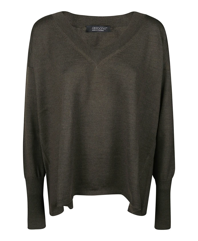 Пуловер с длинными рукавами и V-образным вырезом D3204Tf Aragona, зеленый
Пуловер с длинными рукавами и V-образным вырезом D3204Tf Aragona, зеленый