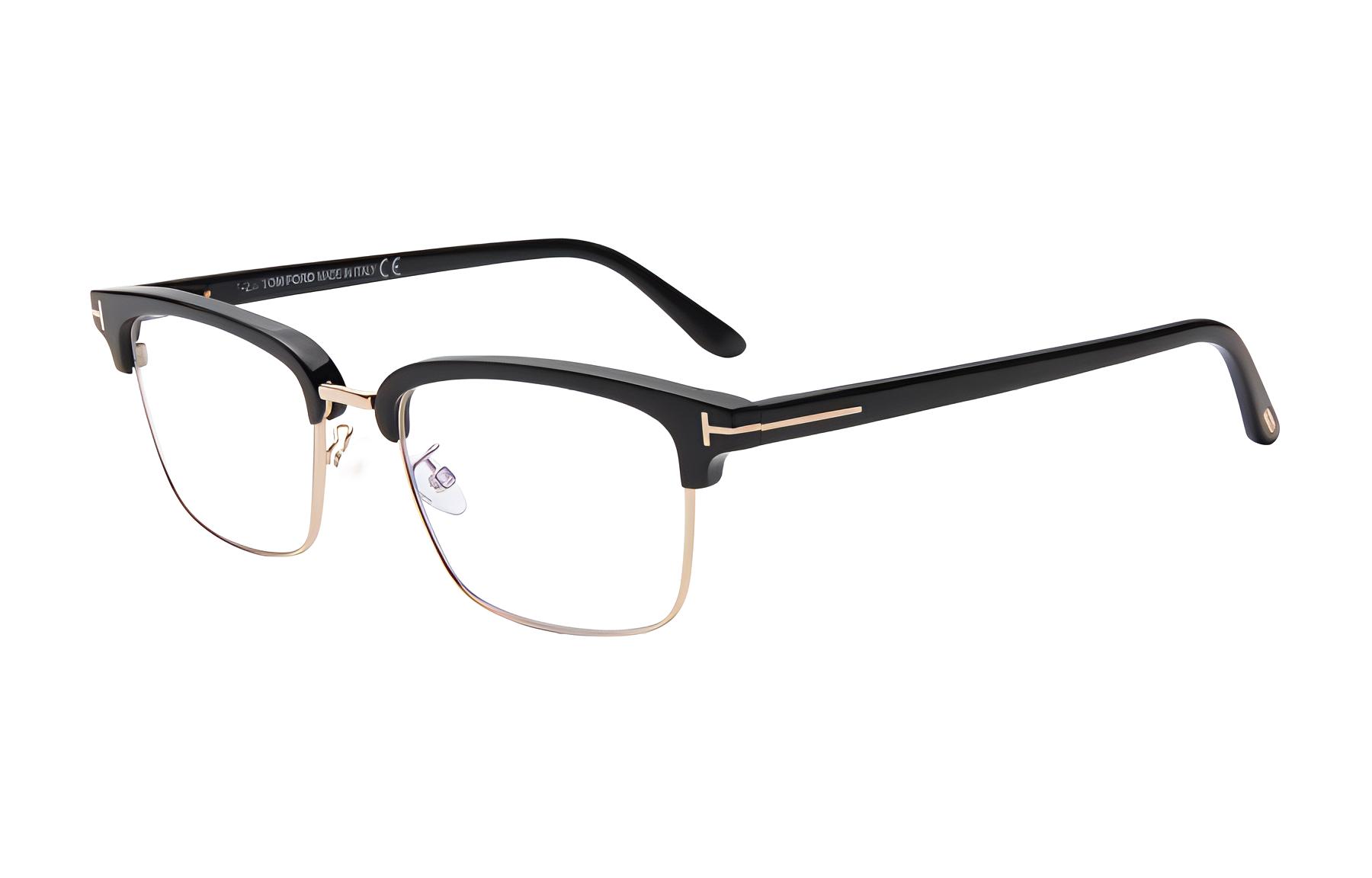 TF Plate And Metal Прямоугольная оправа для очков унисекс TOM FORD, черный
TF Plate And Metal Прямоугольная оправа для очков унисекс TOM FORD, черный