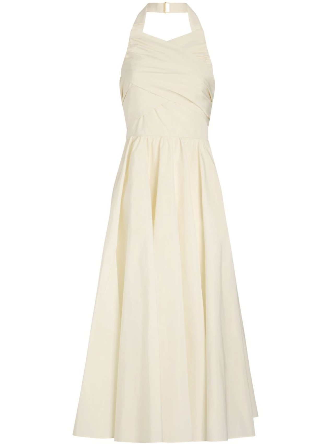 Patou платье из переработанного полиэстера с вырезом халтер, нейтральный цвет
Patou платье из переработанного полиэстера с вырезом халтер, нейтральный цвет