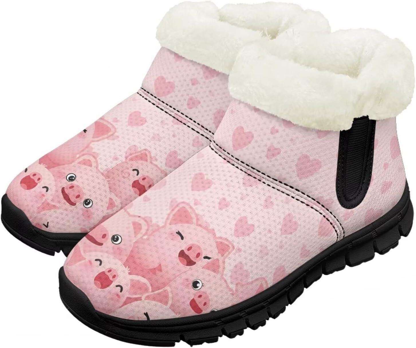 Зимние ботинки для малышей для мальчиков и девочек, утепленные и очень легкие с плюшевой подкладкой и подошвой с противоскользящим эффектом Chririnla, Cute Piglet
Зимние ботинки для малышей для мальчиков и девочек, утепленные и очень легкие с плюшевой подкладкой и подошвой с противоскользящим эффектом Chririnla, Cute Piglet