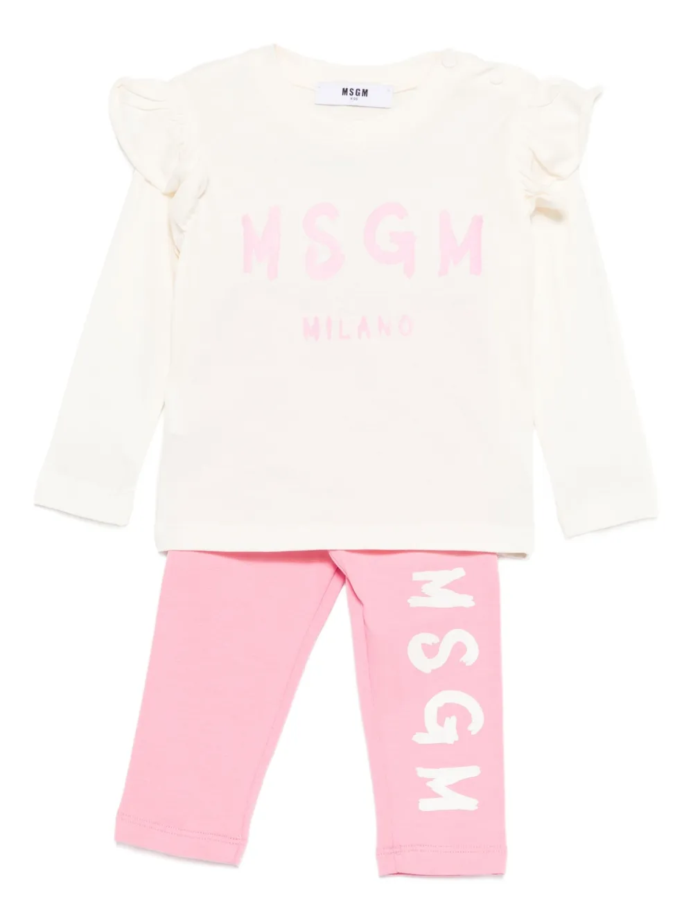 Легинсы с логотипом Msgm Kids, розовый
Легинсы с логотипом Msgm Kids, розовый