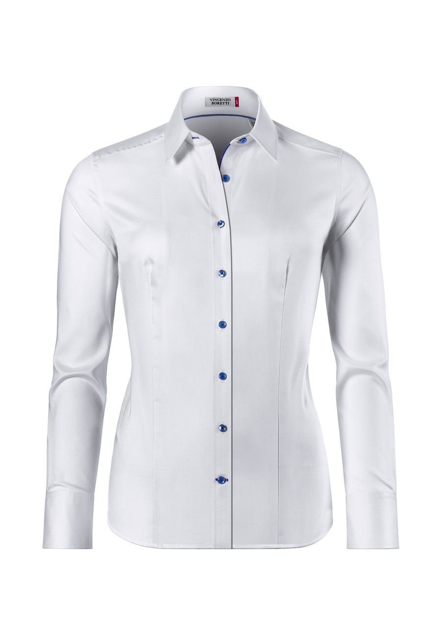 Блуза Vincenzo Boretti Button-down blouse, Weiß/White
Блуза Vincenzo Boretti Button-down blouse, Weiß/White