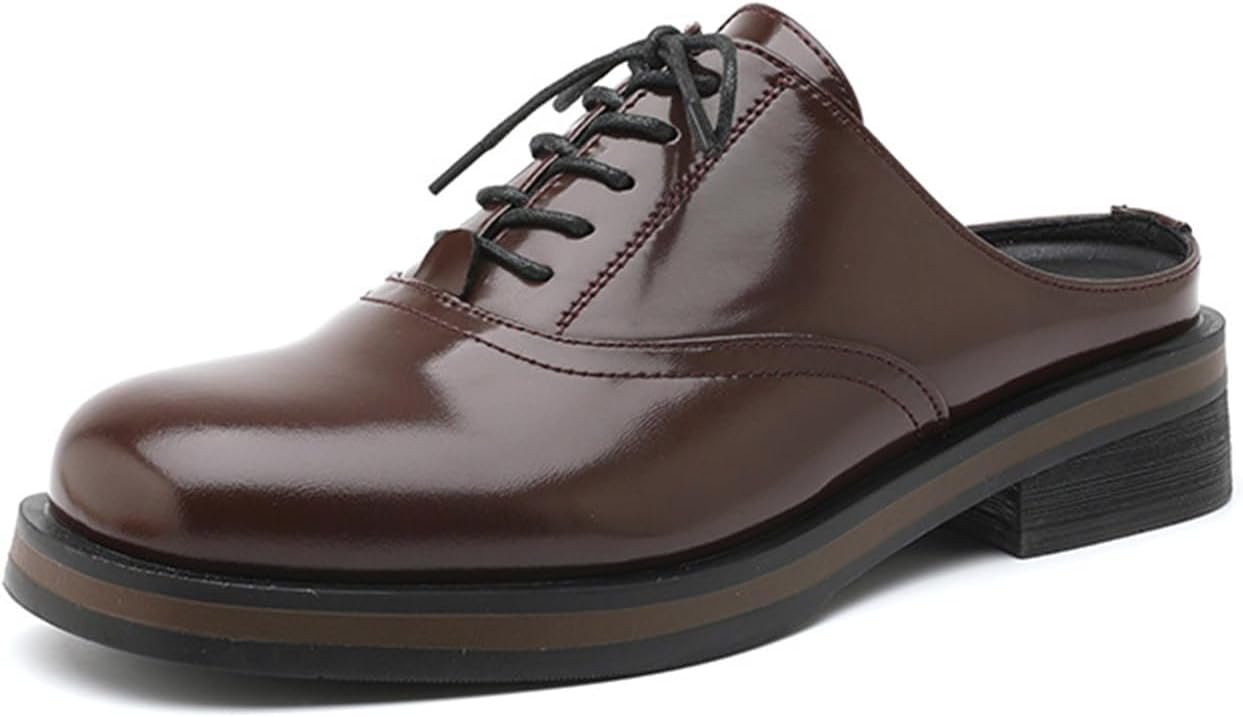 Мужские кожаные сандалии с массивным каблуком на платформе, с ремешком сзади, оксфорды, модные туфли с круглым носком, на шнуровке, с устойчивым каблуком, без застежки, мюли-клоги для повседневного досуга, работы и бизнеса Uzujbaa, коричневый
Мужские кожаные сандалии с массивным каблуком на платформе, с ремешком сзади, оксфорды, модные туфли с круглым носком, на шнуровке, с устойчивым каблуком, без застежки, мюли-клоги для повседневного досуга, работы и бизнеса Uzujbaa, коричневый