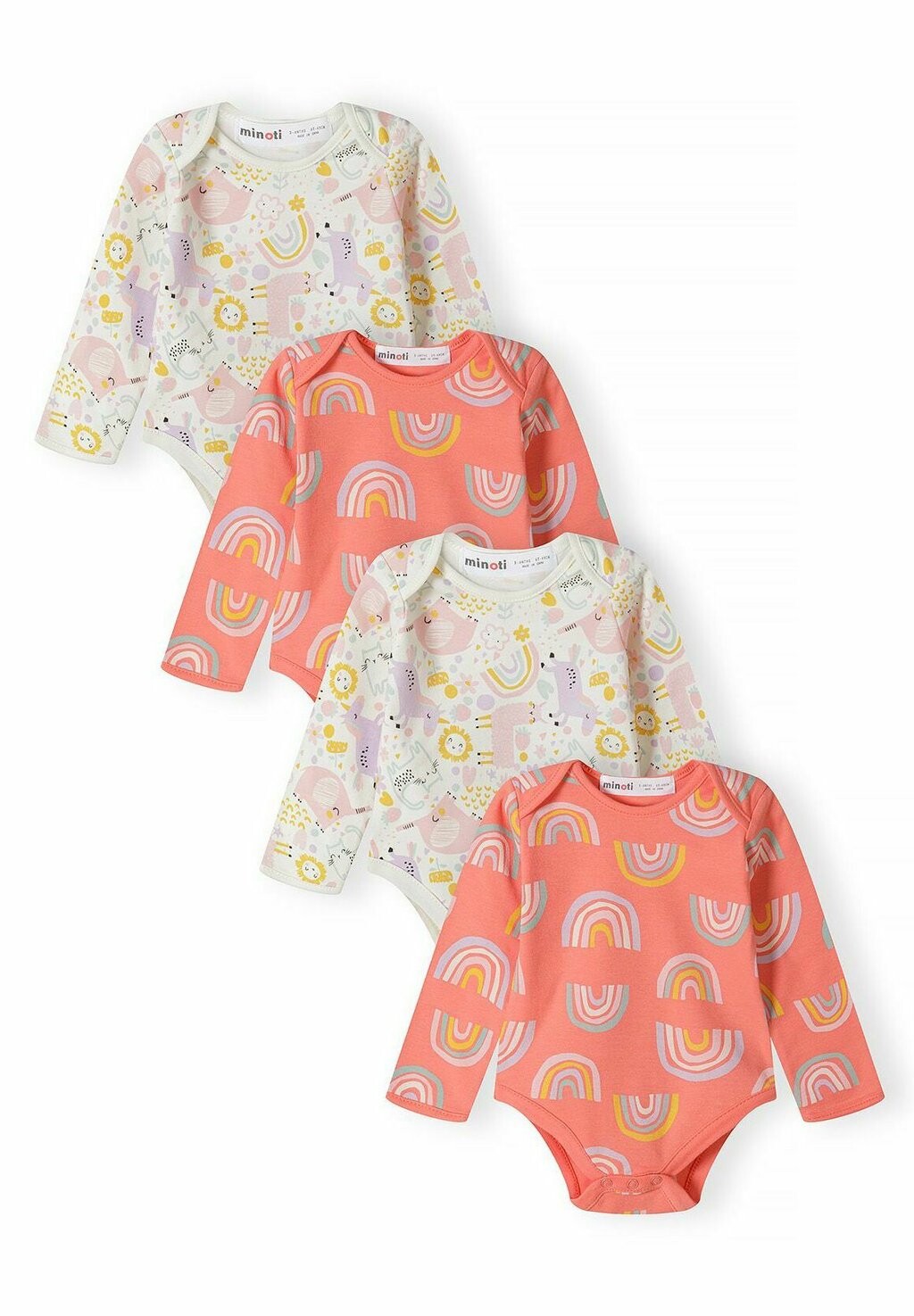 Боди 4 PACK MINOTI, цвет salmon off white
Боди 4 PACK MINOTI, цвет salmon off white