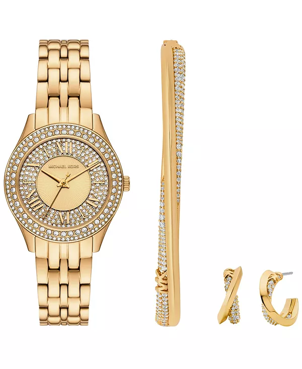 Женские часы Harlowe с тремя стрелками из нержавеющей стали золотистого оттенка, 33 мм Michael Kors, gold-tone, Позолоченный, Женские часы Harlowe с тремя стрелками из нержавеющей стали золотистого оттенка, 33 мм Michael Kors, gold-tone
Женские часы Harlowe с тремя стрелками из нержавеющей стали золотистого оттенка, 33 мм Michael Kors, gold-tone, Позолоченный, Женские часы Harlowe с тремя стрелками из нержавеющей стали золотистого оттенка, 33 мм Michael Kors, gold-tone