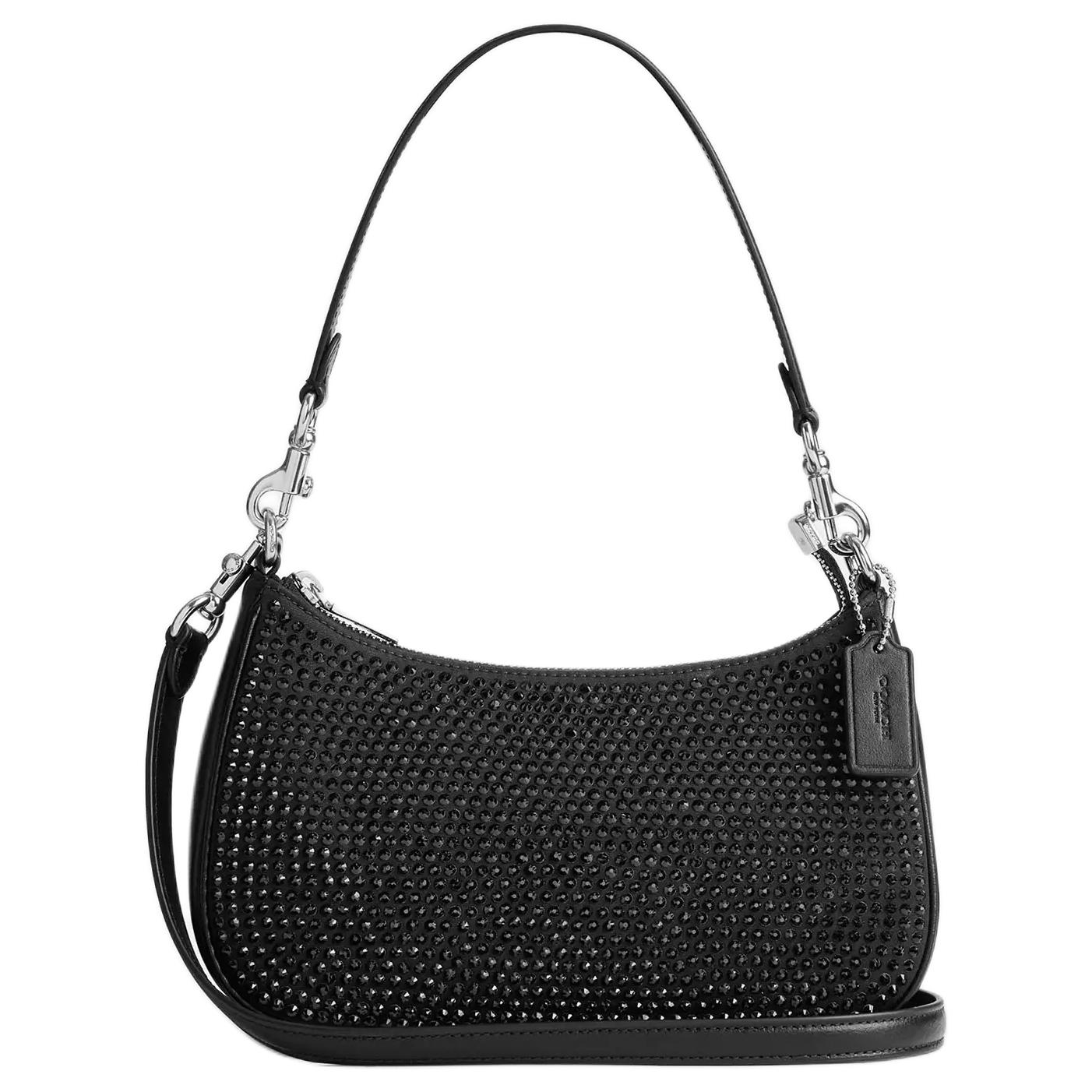 COACH Кожаная портативная сумка через плечо среднего размера женская черная
COACH Кожаная портативная сумка через плечо среднего размера женская черная