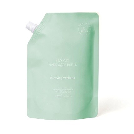 Сменный блок мыла для рук HAAN Purifying Verbena, 350 мл — увлажняющий и 95% натуральных ингредиентов с алоэ вера и пребиотиками 
Сменный блок мыла для рук HAAN Purifying Verbena, 350 мл — увлажняющий и 95% натуральных ингредиентов с алоэ вера и пребиотиками
