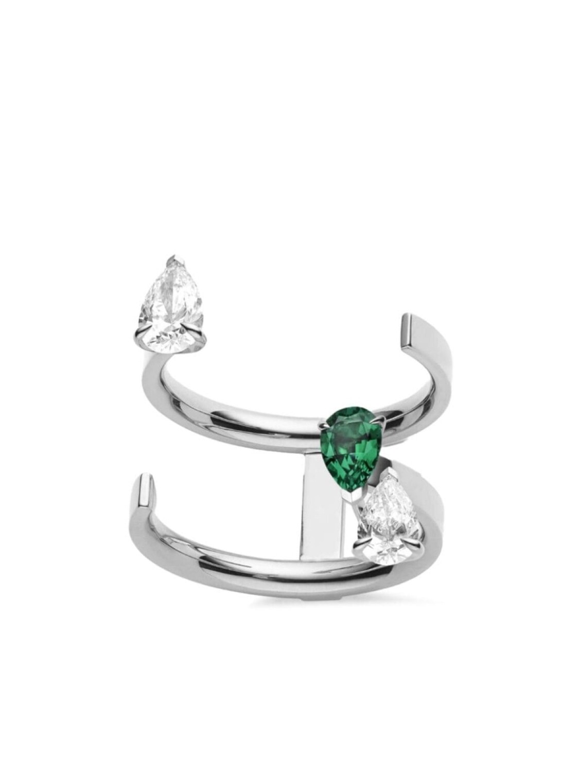 Кольцо Serti Sur Vide из белого золота с бриллиантами Repossi, серебряный
Кольцо Serti Sur Vide из белого золота с бриллиантами Repossi, серебряный