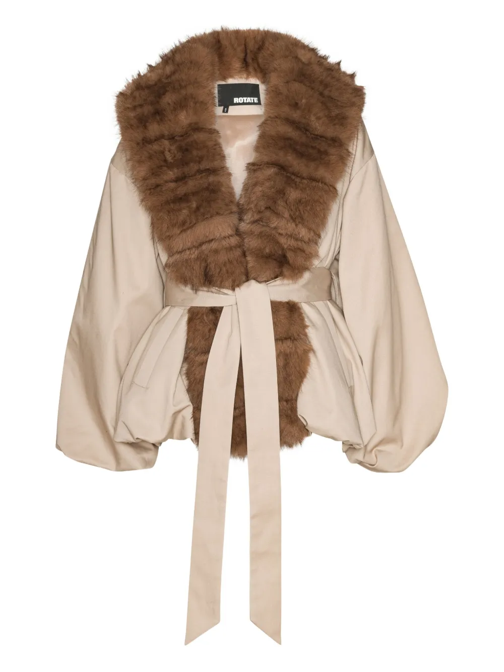 Куртка с поясом и отделкой на воротнике ROTATE BIRGER CHRISTENSEN, нейтральный
Куртка с поясом и отделкой на воротнике ROTATE BIRGER CHRISTENSEN, нейтральный