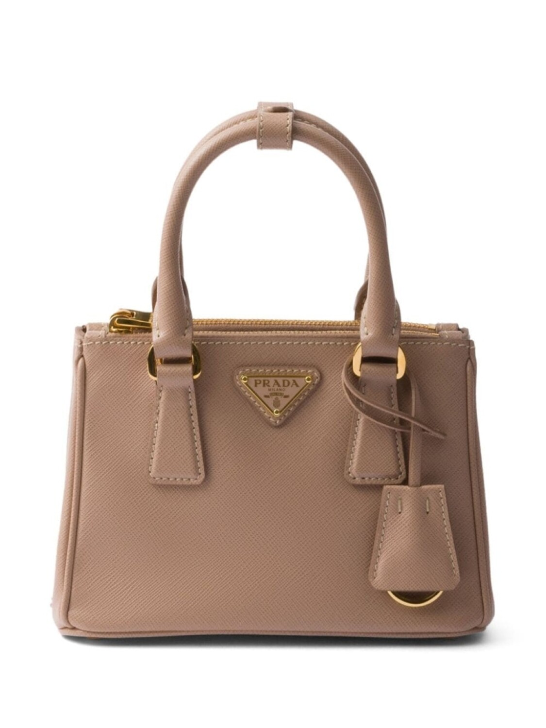 Мини-сумка Prada Galleria из сафьяновой кожи, нейтральный цвет
Мини-сумка Prada Galleria из сафьяновой кожи, нейтральный цвет