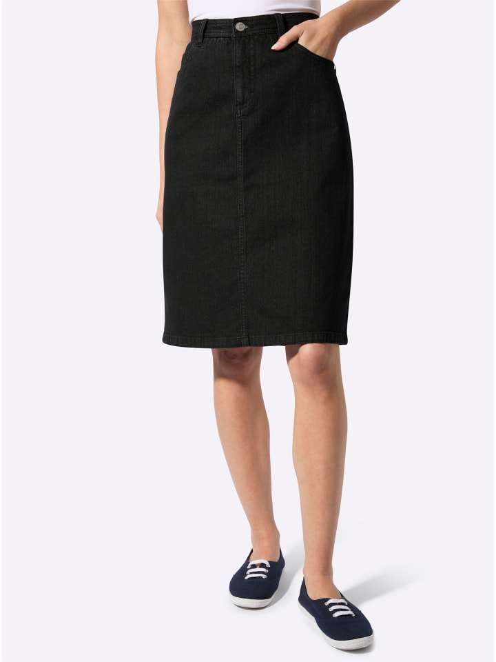 Джинсовая юбка из черного денима WITT WEIDEN
Джинсовая юбка из черного денима WITT WEIDEN