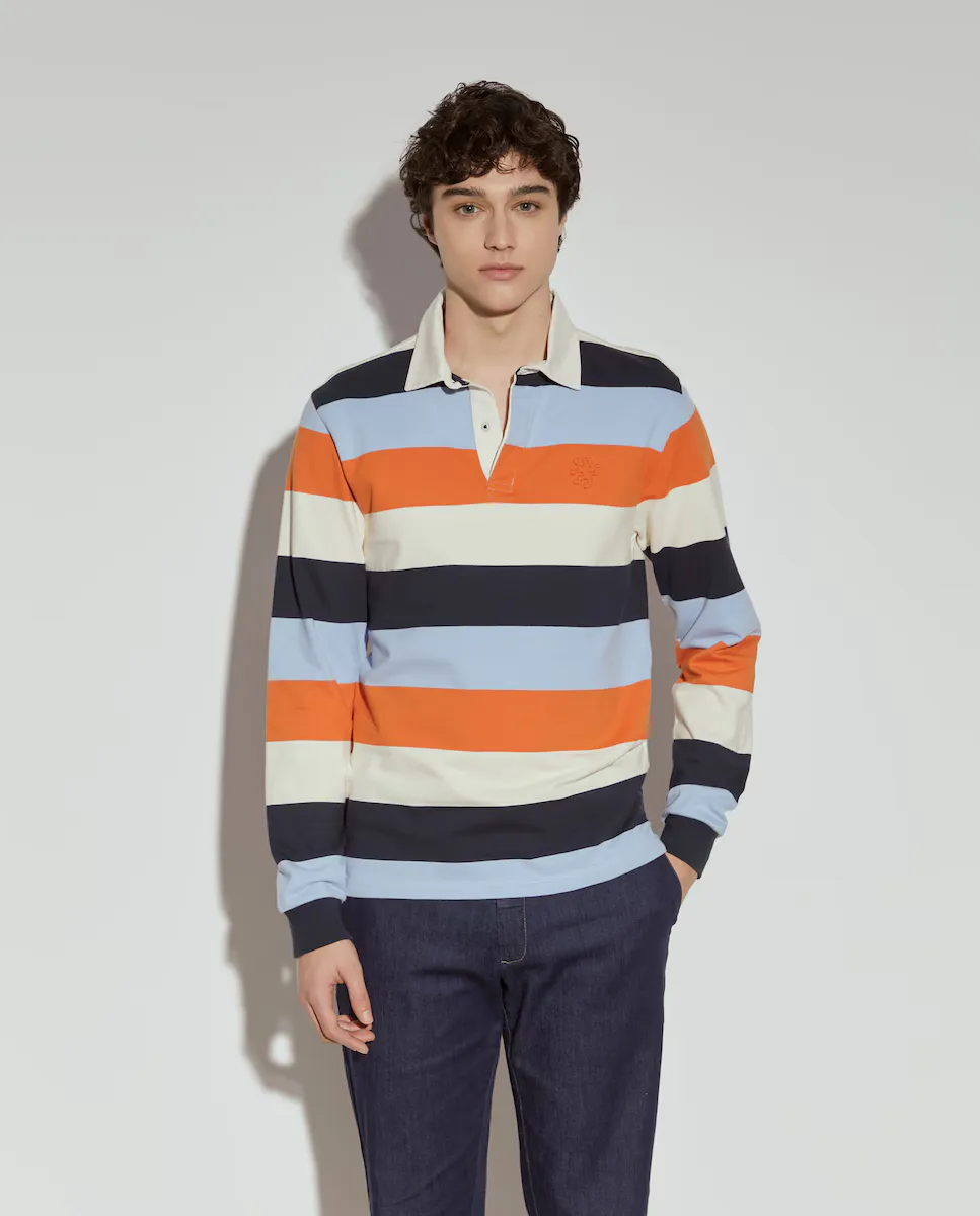 Мужская рубашка поло с длинными рукавами и полосками Lion of Porches, цвет Salmón
Мужская рубашка поло с длинными рукавами и полосками Lion of Porches, цвет Salmón