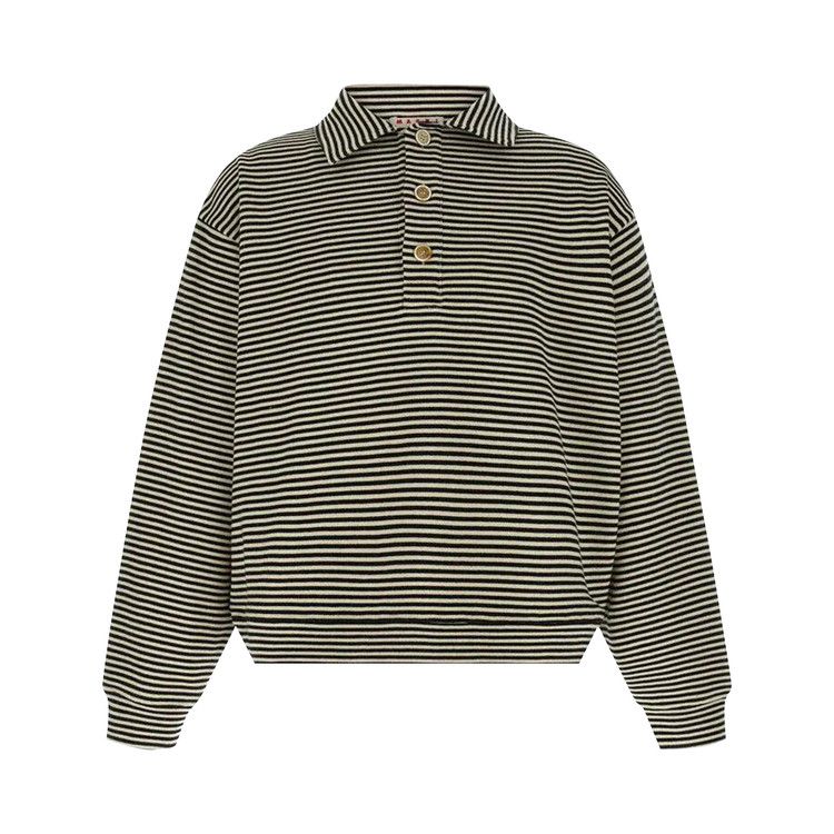 Свитер Marni Knitted Polo Roundneck Sweater, Black
Свитер Marni Knitted Polo Roundneck Sweater, Black