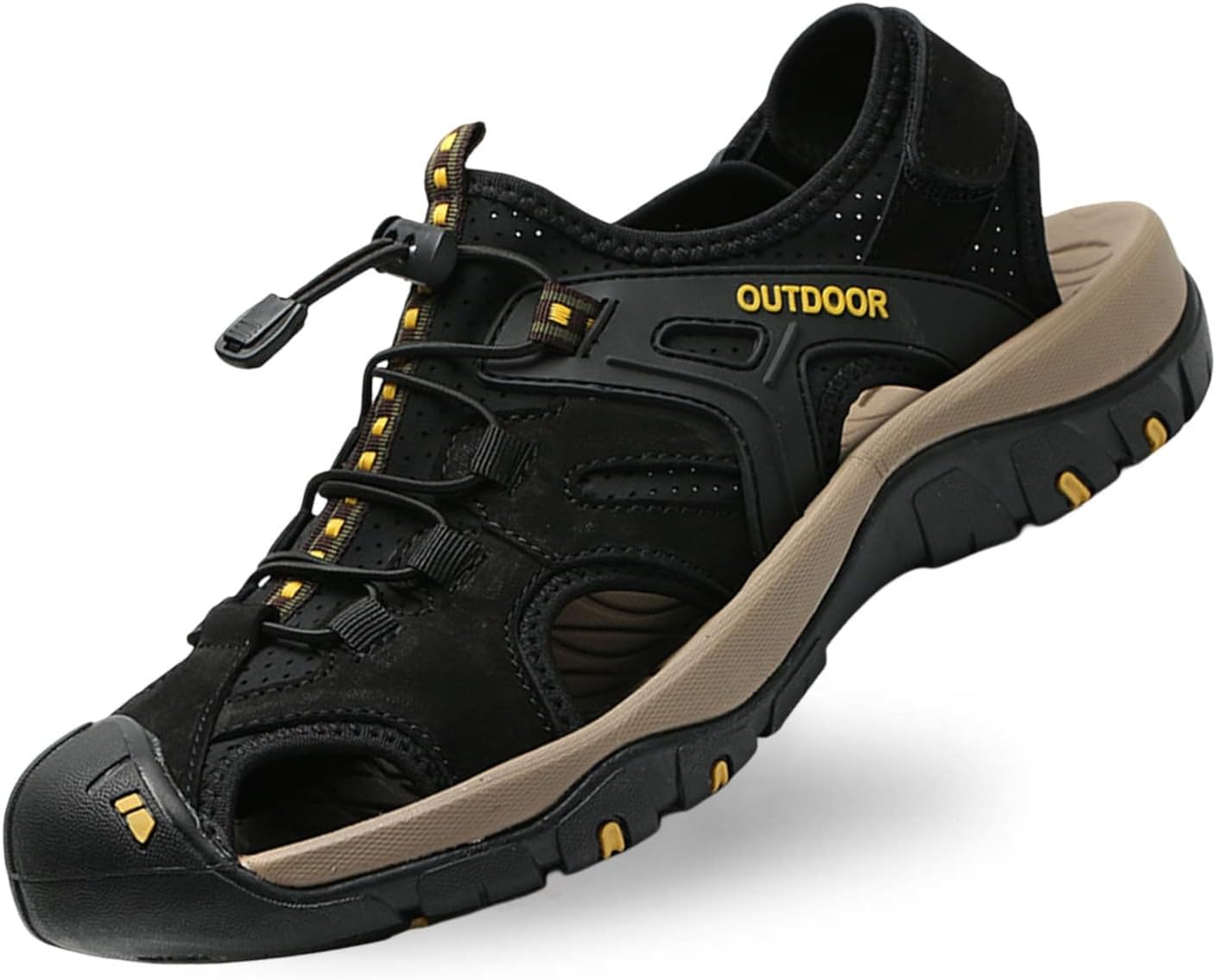 Мужские летние кожаные сандалии, удобные шлепанцы на плоской подошве для повседневной носки, прогулок на улице, пляжа и отпуска, не скользят Generic, черный
Мужские летние кожаные сандалии, удобные шлепанцы на плоской подошве для повседневной носки, прогулок на улице, пляжа и отпуска, не скользят Generic, черный