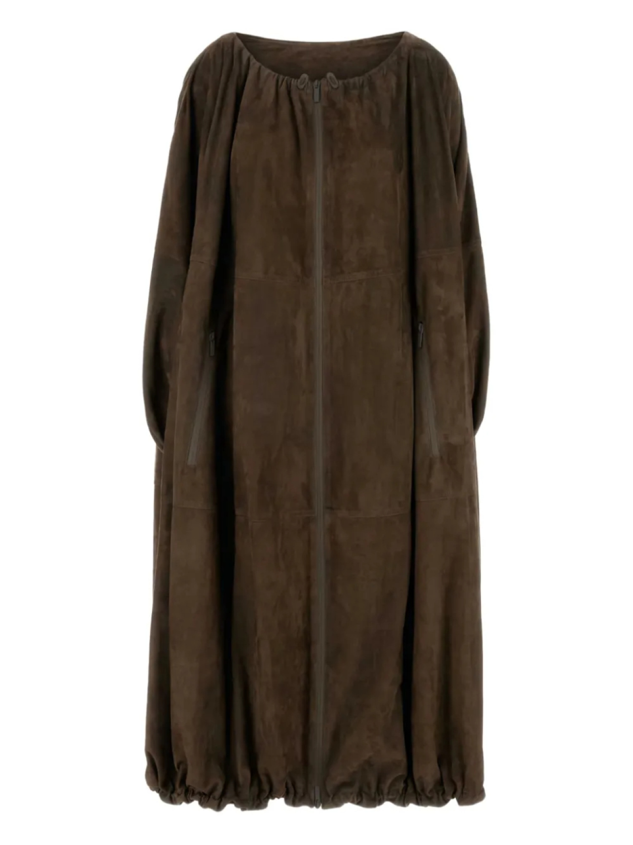 Пальто со сборкой по низу Ferragamo, коричневый
Пальто со сборкой по низу Ferragamo, коричневый