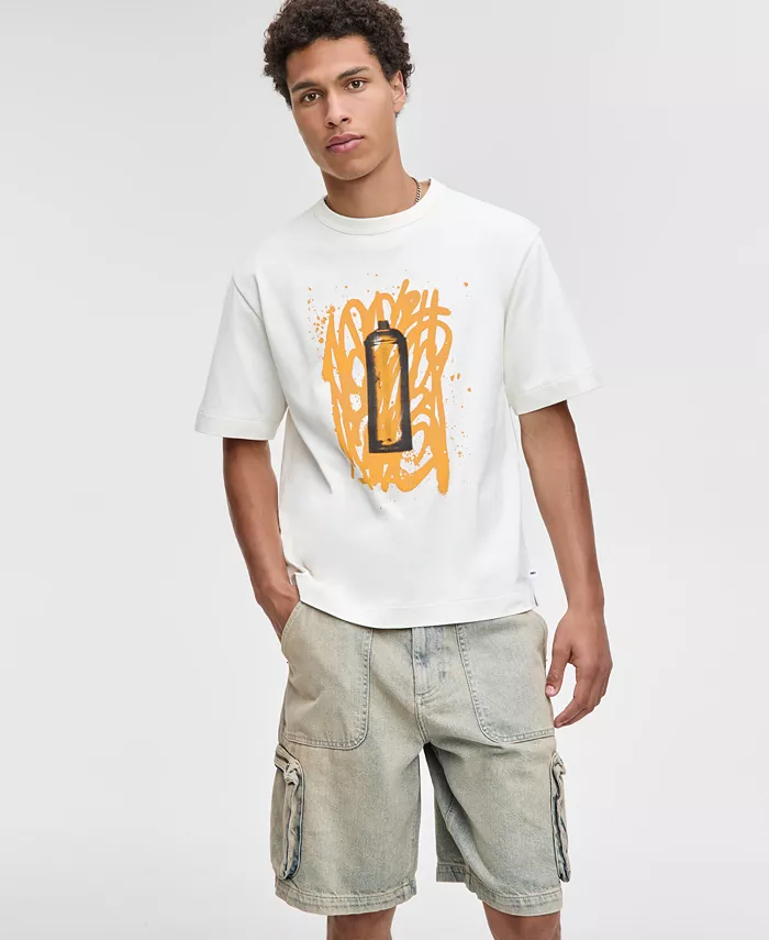 Мужская футболка Spray Relaxed-Fit с принтом Mode of One, коричневый/бежевый
Мужская футболка Spray Relaxed-Fit с принтом Mode of One, коричневый/бежевый