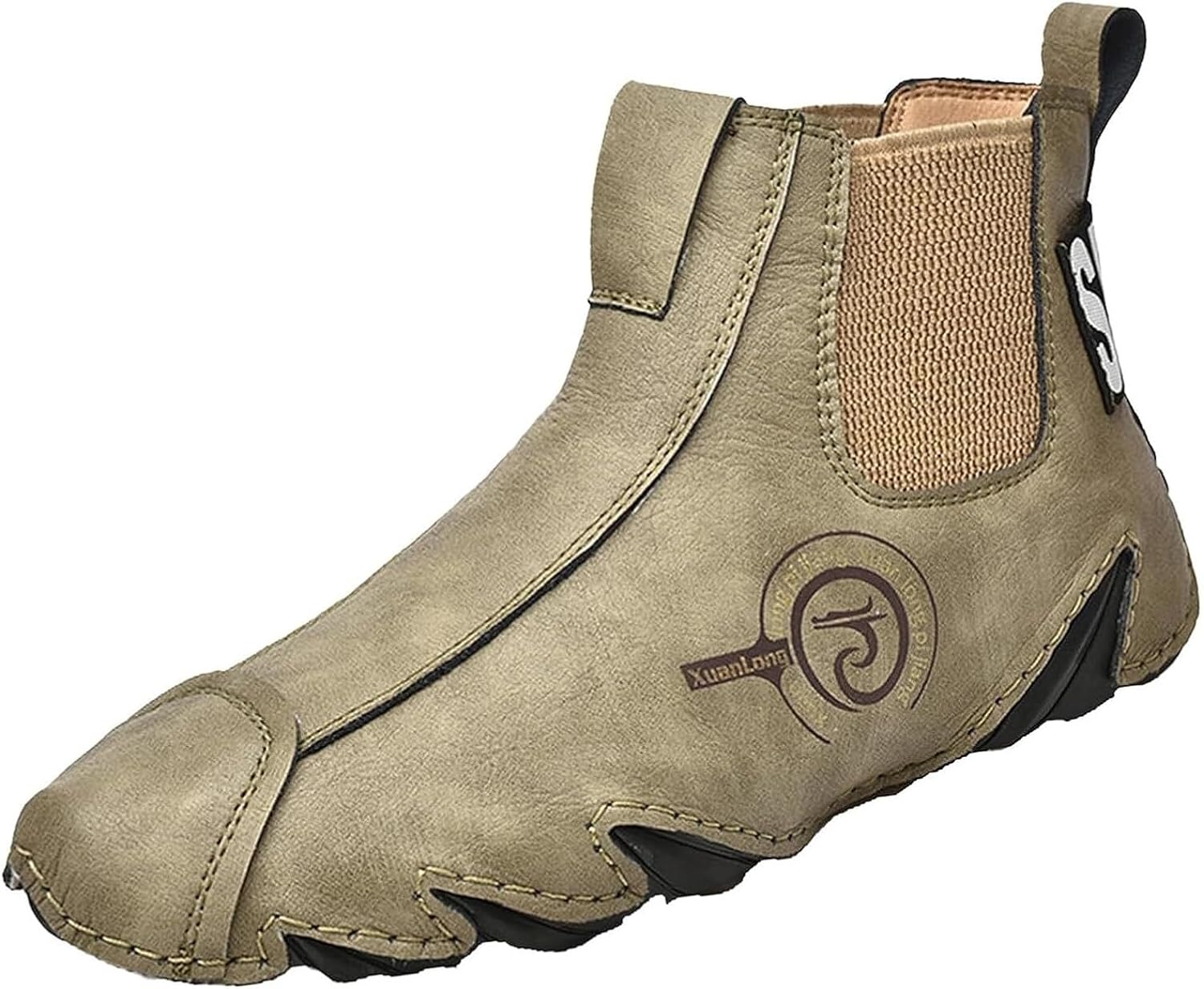 Мужские итальянские вручную сделанные ботинки Челси Винтажная мода Высокие кожаные легкие удобные повседневные ботинки Чакка на липучке Generic, хаки
Мужские итальянские вручную сделанные ботинки Челси Винтажная мода Высокие кожаные легкие удобные повседневные ботинки Чакка на липучке Generic, хаки