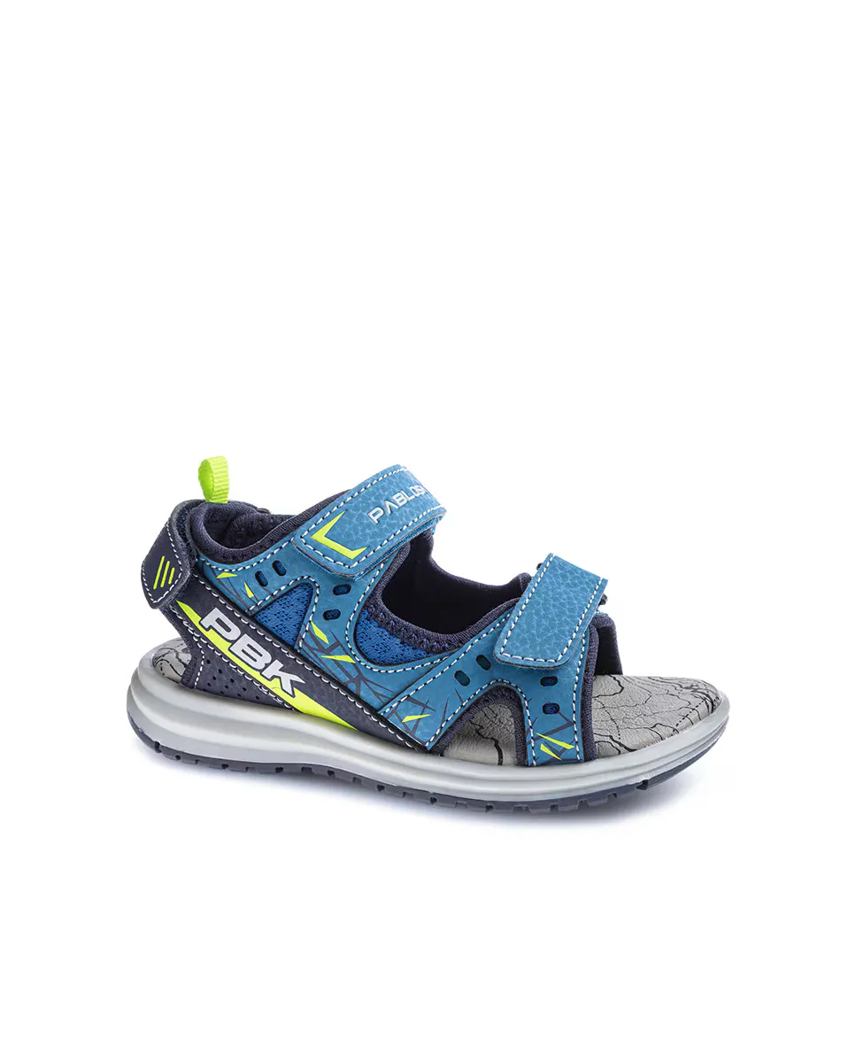 Сандалии для мальчиков с застежкой-липучкой Pablosky, синий
Сандалии для мальчиков с застежкой-липучкой Pablosky, синий