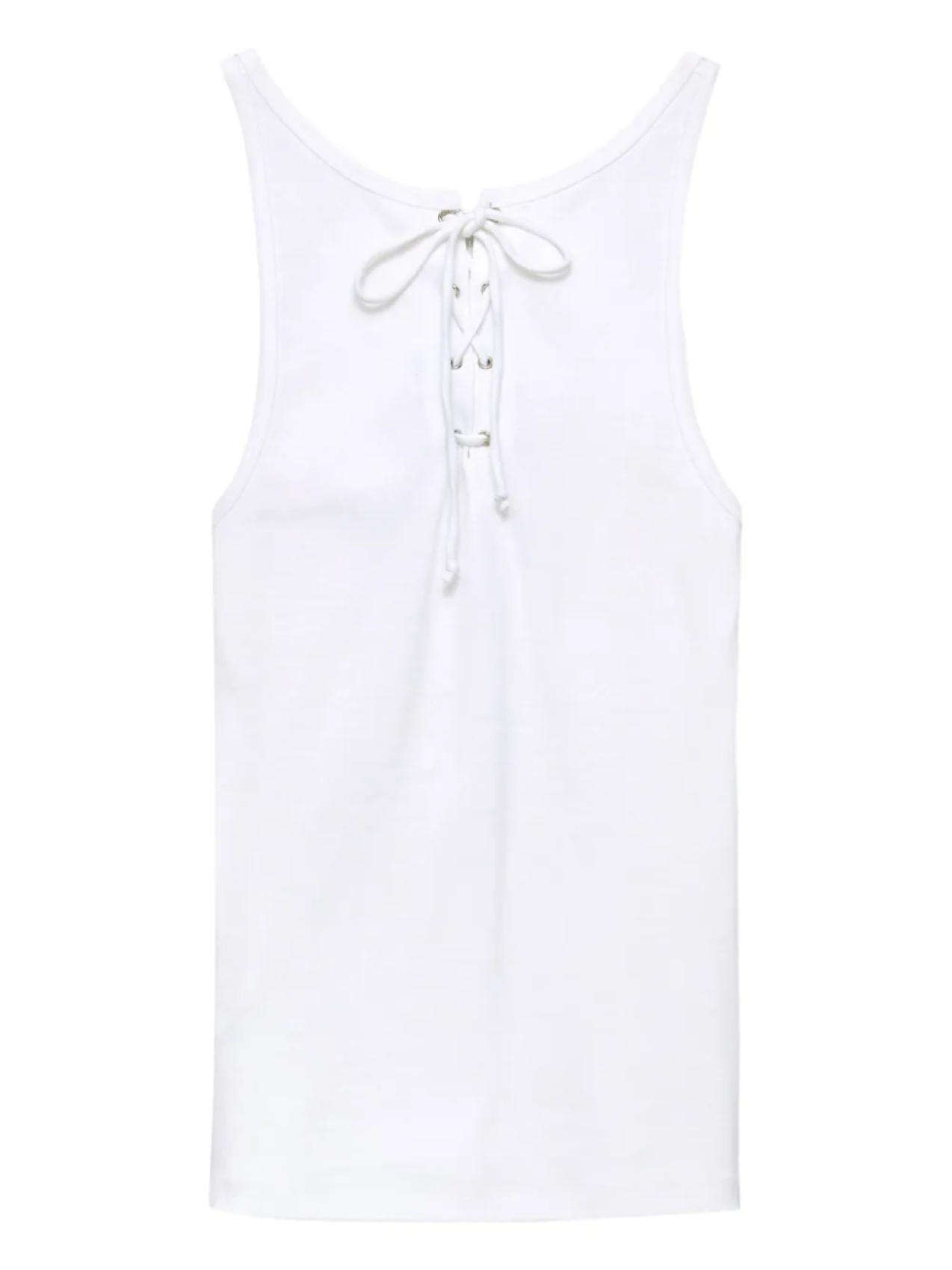 Майка со шнуровкой Prada, белый
Майка со шнуровкой Prada, белый