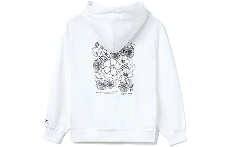 Спортивная модная коллекция Толстовка женская белая Lining
Спортивная модная коллекция Толстовка женская белая Lining