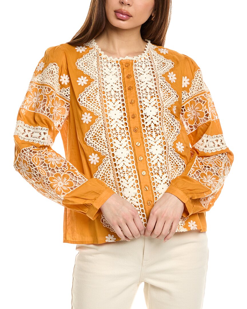 Джонни Вас Ронни Блузка с пуговицами Johnny Was, золотой
Джонни Вас Ронни Блузка с пуговицами Johnny Was, золотой