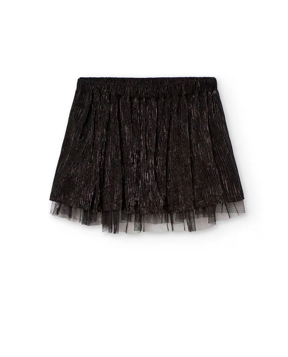 Юбка для девочки плиссированная на резинке на талии Boboli, чёрный
Юбка для девочки плиссированная на резинке на талии Boboli, чёрный