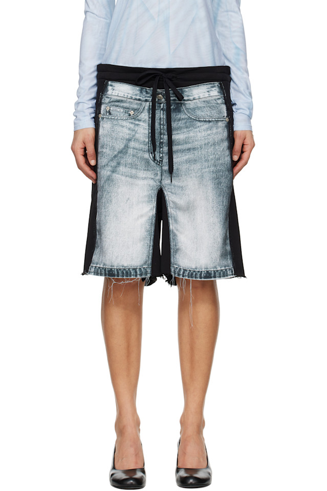 Джинсовые шорты с эффектом джерси Open Yy, черный
Джинсовые шорты с эффектом джерси Open Yy, черный