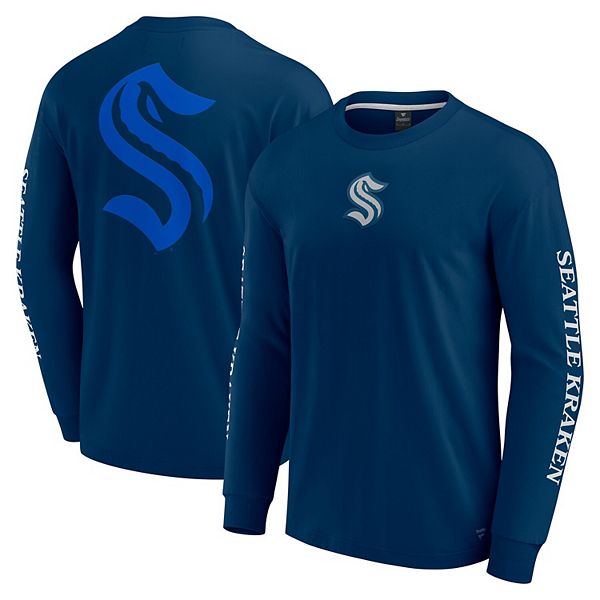 Мужская футболка с длинным рукавом deep sea blue seattle kraken elements strive Fanatics
Мужская футболка с длинным рукавом deep sea blue seattle kraken elements strive Fanatics