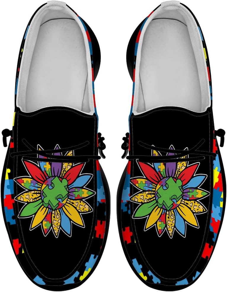 Лоферы Quorax для женщин и мужчин, обувь для людей с аутизмом, слипоны, подарки в поддержку осведомленности об аутизме для мужчин и женщин, черный/синий/желтый
Лоферы Quorax для женщин и мужчин, обувь для людей с аутизмом, слипоны, подарки в поддержку осведомленности об аутизме для мужчин и женщин, черный/синий/желтый