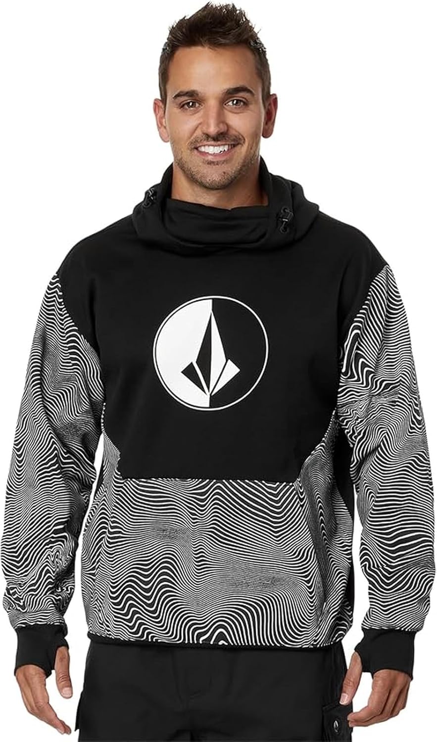 Мужская водоотталкивающая толстовка Volcom с отверстиями для больших пальцев (G4152502 / Hydro Riding Hoodie) Snow
Мужская водоотталкивающая толстовка Volcom с отверстиями для больших пальцев (G4152502 / Hydro Riding Hoodie) Snow