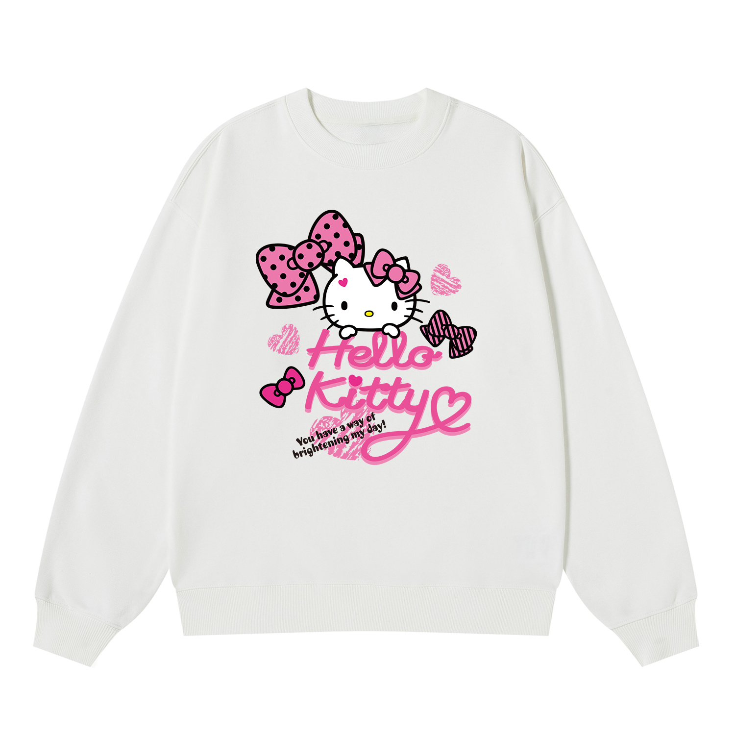 Hello Kitty Hello Kitty SS25 свитшот Unisex Sanrio, белый
Hello Kitty Hello Kitty SS25 свитшот Unisex Sanrio, белый