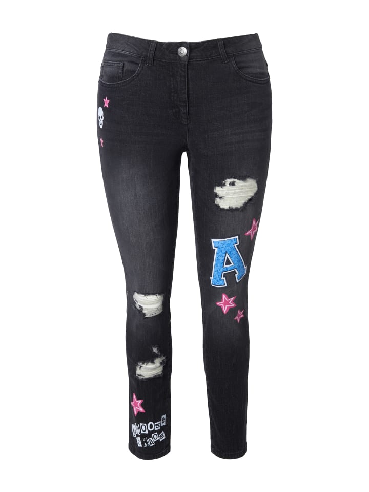 Джинсы черного цвета Angel of Style
Джинсы черного цвета Angel of Style