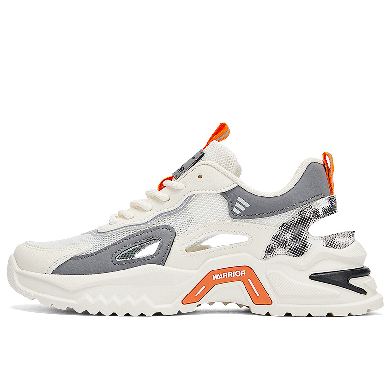 Устойчивые к износу повседневные туфли Warrior с амортизацией мужские бежево-серые
Устойчивые к износу повседневные туфли Warrior с амортизацией мужские бежево-серые
