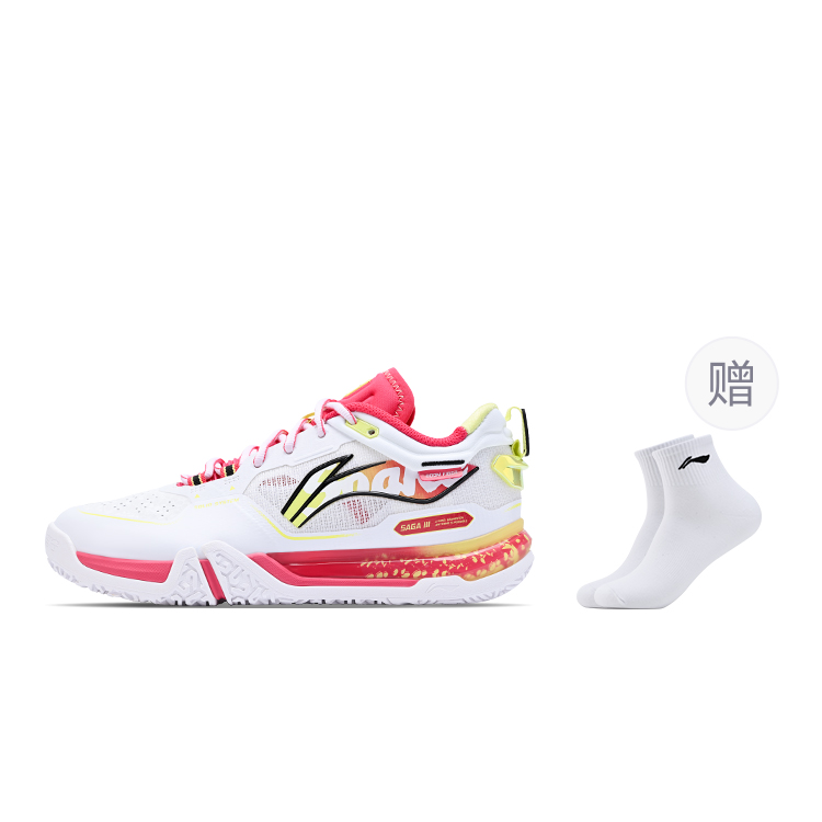 Li-Ning Saga 3pro амортизирующие нескользящие износостойкие низкие кроссовки для бадминтона Unisex White Yellow
Li-Ning Saga 3pro амортизирующие нескользящие износостойкие низкие кроссовки для бадминтона Unisex White Yellow