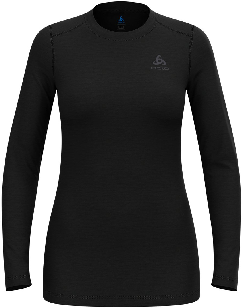 Odlo Женская футболка Merino 160 women longsleeve black S
Odlo Женская футболка Merino 160 women longsleeve black S