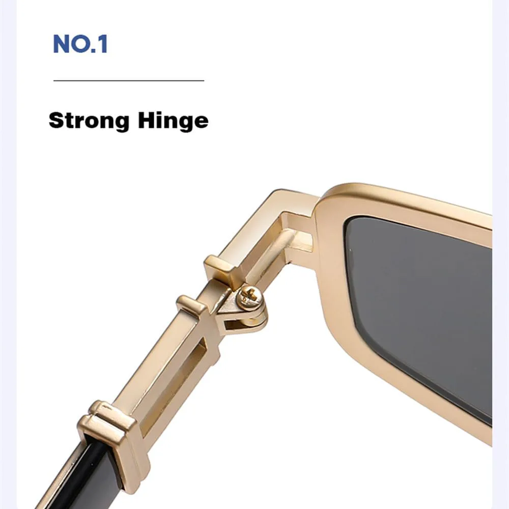 Модные женские солнцезащитные очки для защиты от солнца на открытом воздухе, двухлучевые солнцезащитные очки в стиле ретро для мужчин HHZZYVY, Silvery Black
Модные женские солнцезащитные очки для защиты от солнца на открытом воздухе, двухлучевые солнцезащитные очки в стиле ретро для мужчин HHZZYVY, Silvery Black