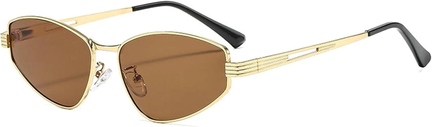 Солнцезащитные очки Willochra Vintage Cat Eye для женщин, металлические треугольные, модные солнцезащитные очки для мужчин, для активного отдыха, черные, UV400, C4
Солнцезащитные очки Willochra Vintage Cat Eye для женщин, металлические треугольные, модные солнцезащитные очки для мужчин, для активного отдыха, черные, UV400, C4