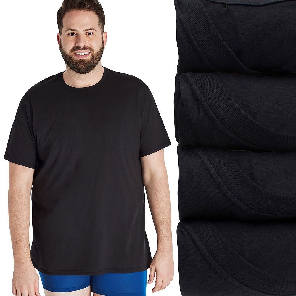 Big & Tall Hanes Ultimate Cool Comfort FreshIQ Футболки с круглым вырезом, набор из 4 шт., черный
Big & Tall Hanes Ultimate Cool Comfort FreshIQ Футболки с круглым вырезом, набор из 4 шт., черный