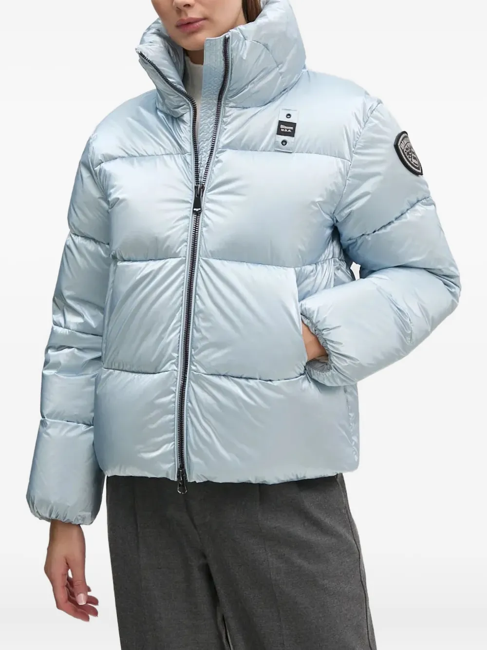 Стеганая куртка с нашивкой-логотипом Blauer, синий
Стеганая куртка с нашивкой-логотипом Blauer, синий