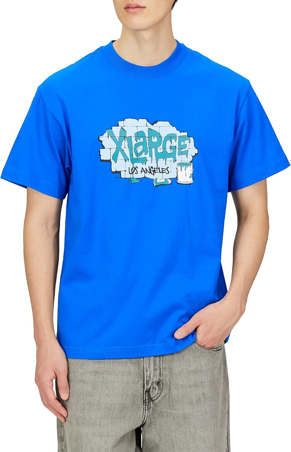 Футболка с короткими рукавами и принтом граффити (мужская) Xlarge, синий
Футболка с короткими рукавами и принтом граффити (мужская) Xlarge, синий
