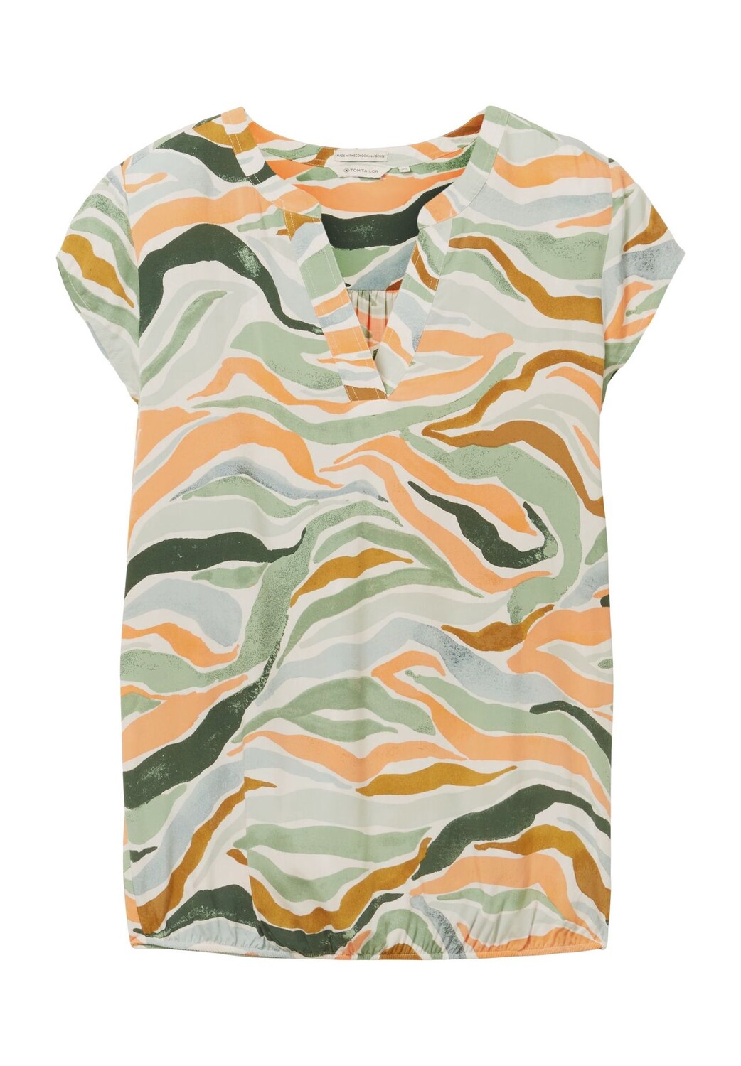 Блузка-рубашка с животным дизайном с разрезом для женщин TOM TAILOR, цвет Colorful Wavy Design
Блузка-рубашка с животным дизайном с разрезом для женщин TOM TAILOR, цвет Colorful Wavy Design