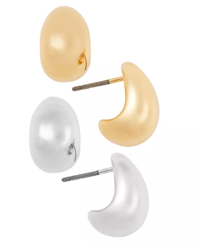 Двухцветные серьги-гвоздики в форме капли, комплект из двух предметов On 34th, серый
Двухцветные серьги-гвоздики в форме капли, комплект из двух предметов On 34th, серый