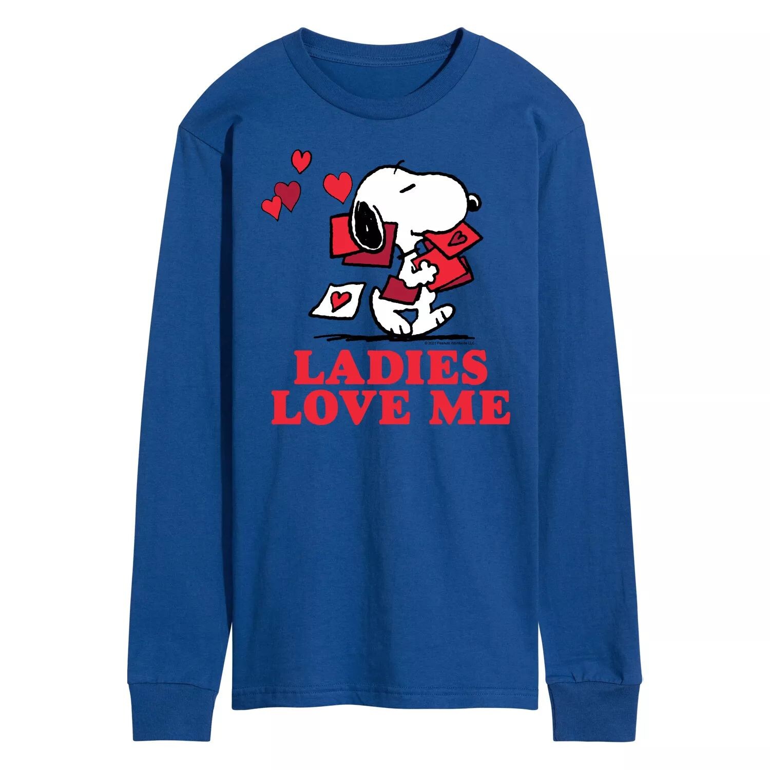 Мужская футболка с длинными рукавами и арахисом Ladies Love Me Licensed Character
Мужская футболка с длинными рукавами и арахисом Ladies Love Me Licensed Character