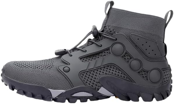 Мужские большие стильные высокие прочные походные ботинки, удобные нескользящие шнурованные туфли, подходят для активного отдыха и спорта на свежем воздухе Hhhchpm, серый
Мужские большие стильные высокие прочные походные ботинки, удобные нескользящие шнурованные туфли, подходят для активного отдыха и спорта на свежем воздухе Hhhchpm, серый