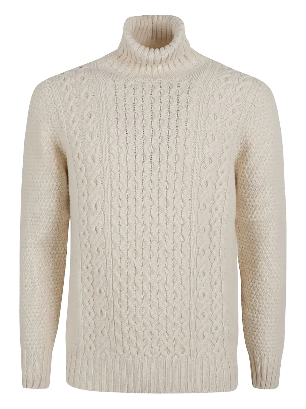 Свитер фактурной вязки с высоким воротником Drumohr, нейтральный
Свитер фактурной вязки с высоким воротником Drumohr, нейтральный