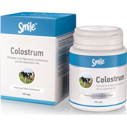 Молозиво Smile с органическим молозивом для поддержки иммунитета - 120 капсул Am Health
Молозиво Smile с органическим молозивом для поддержки иммунитета - 120 капсул Am Health